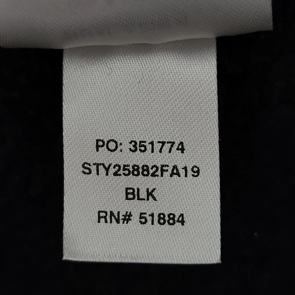 Patagonia Better Sweater Vest‎ Mens XL Black Full Zip Fleece Embroidered Logo
